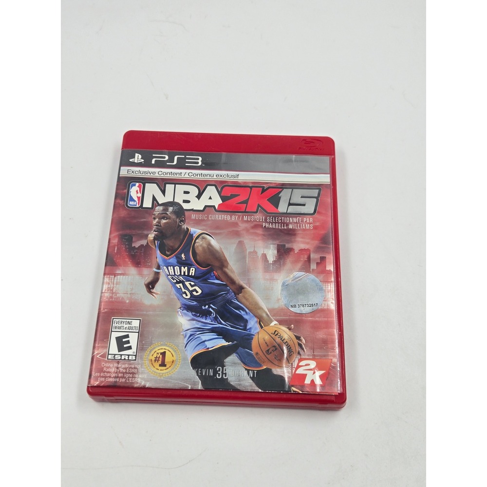 NBA 2K15 PlayStation 3 PS3 Basketball Video Game 2K Games Sony Good Condition